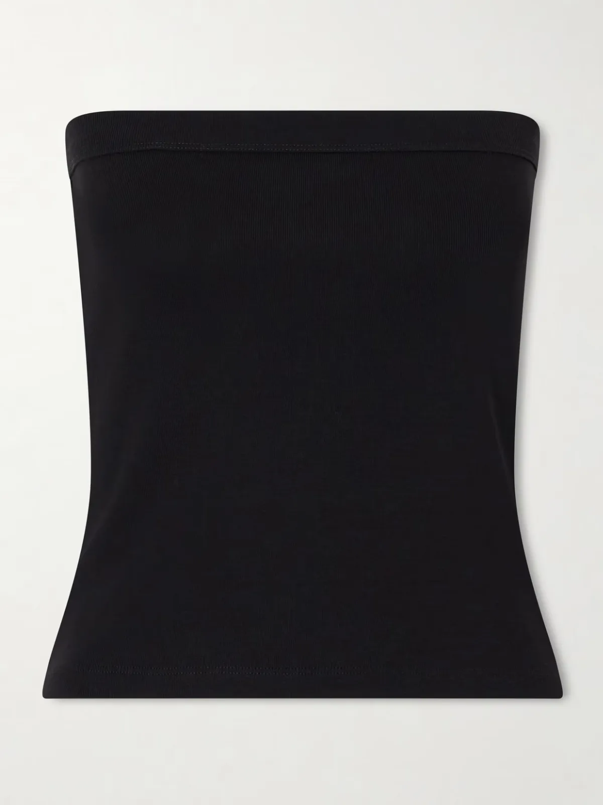 Bes Strapless Organic Cotton-Jersey Top