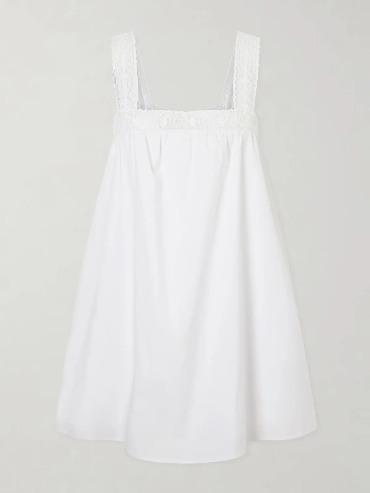 +da Adolfo Mariella Cotton-Blend Mini Dress