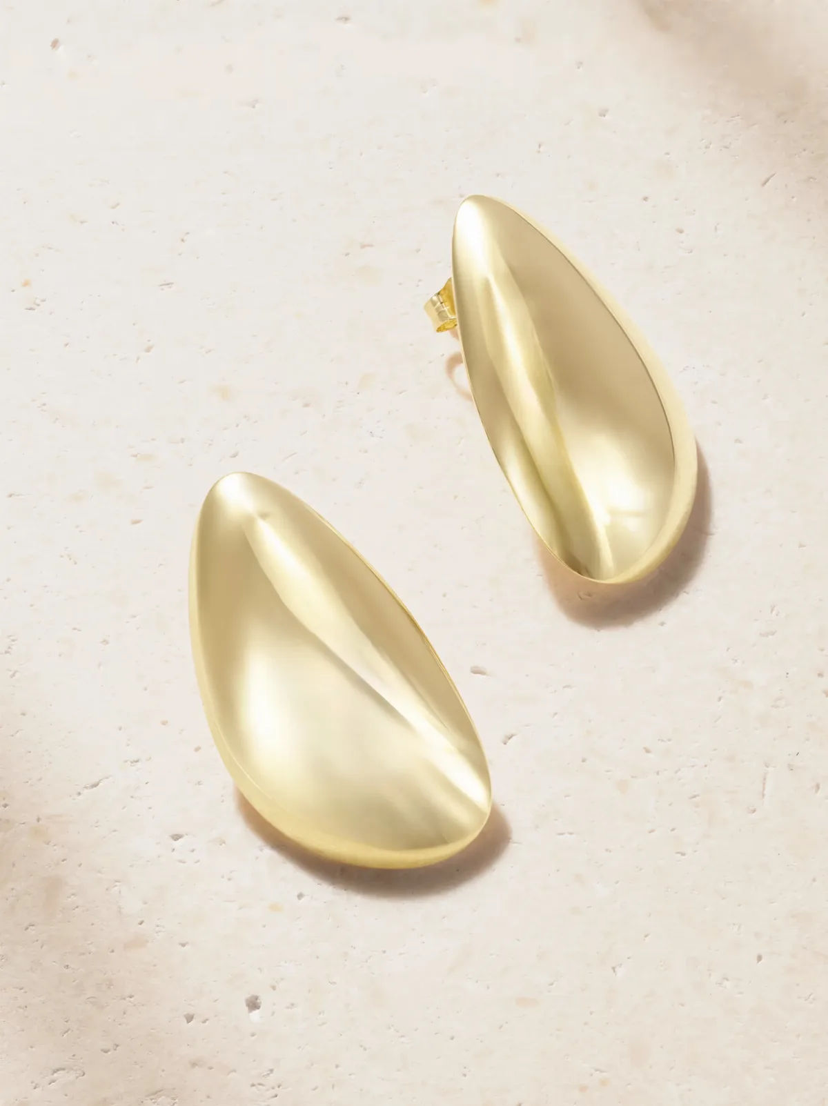 Sculptural 14-Karat Recycled Gold Earrings
