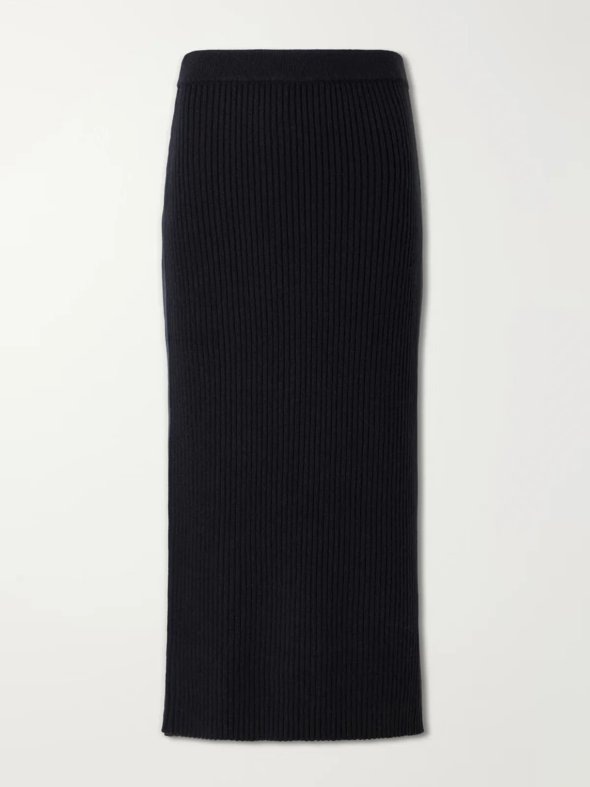 Wool and Cashmere-Blend Midi Skirt