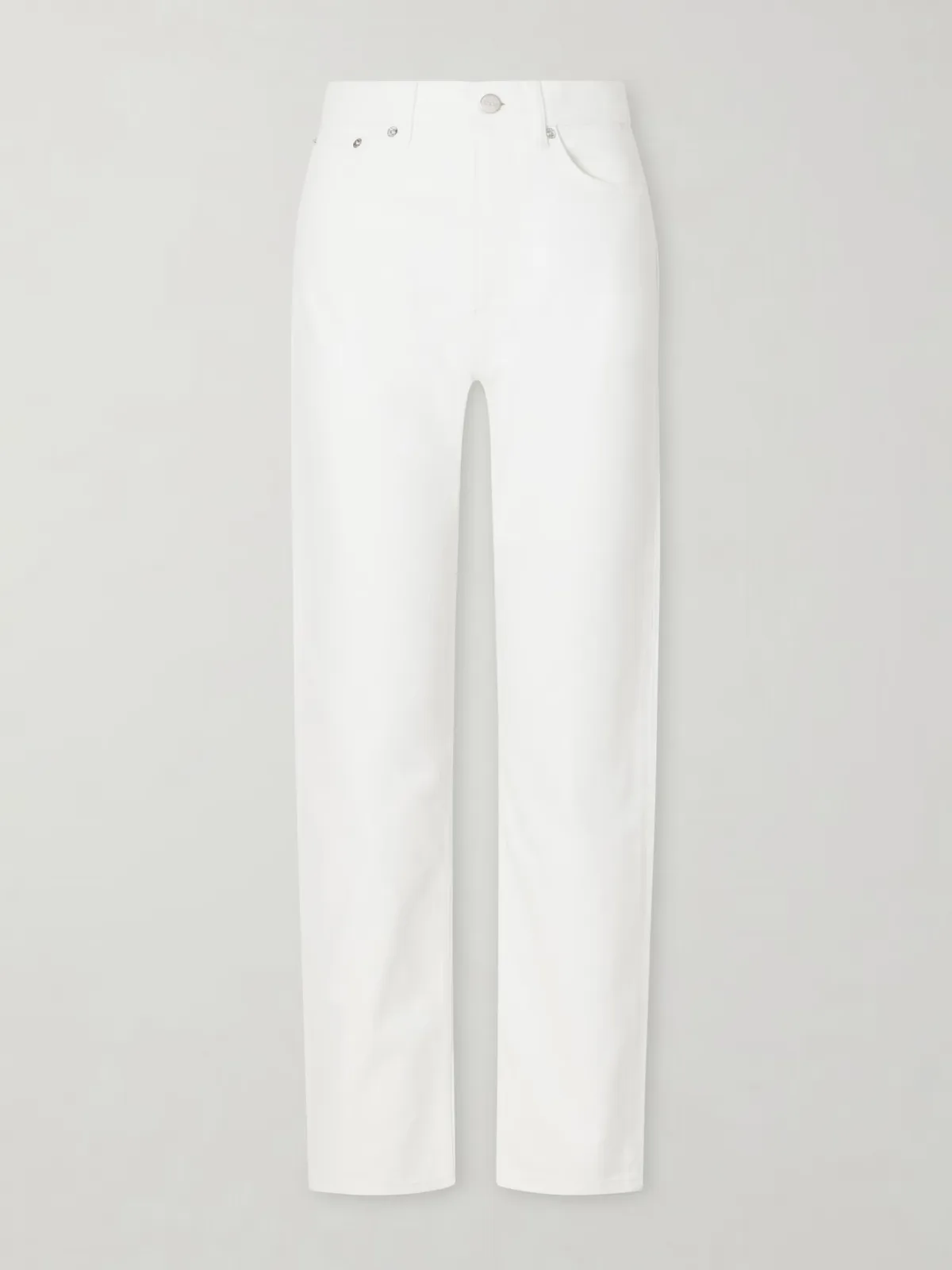 Sharon Mid-Rise Straight-Leg Jeans