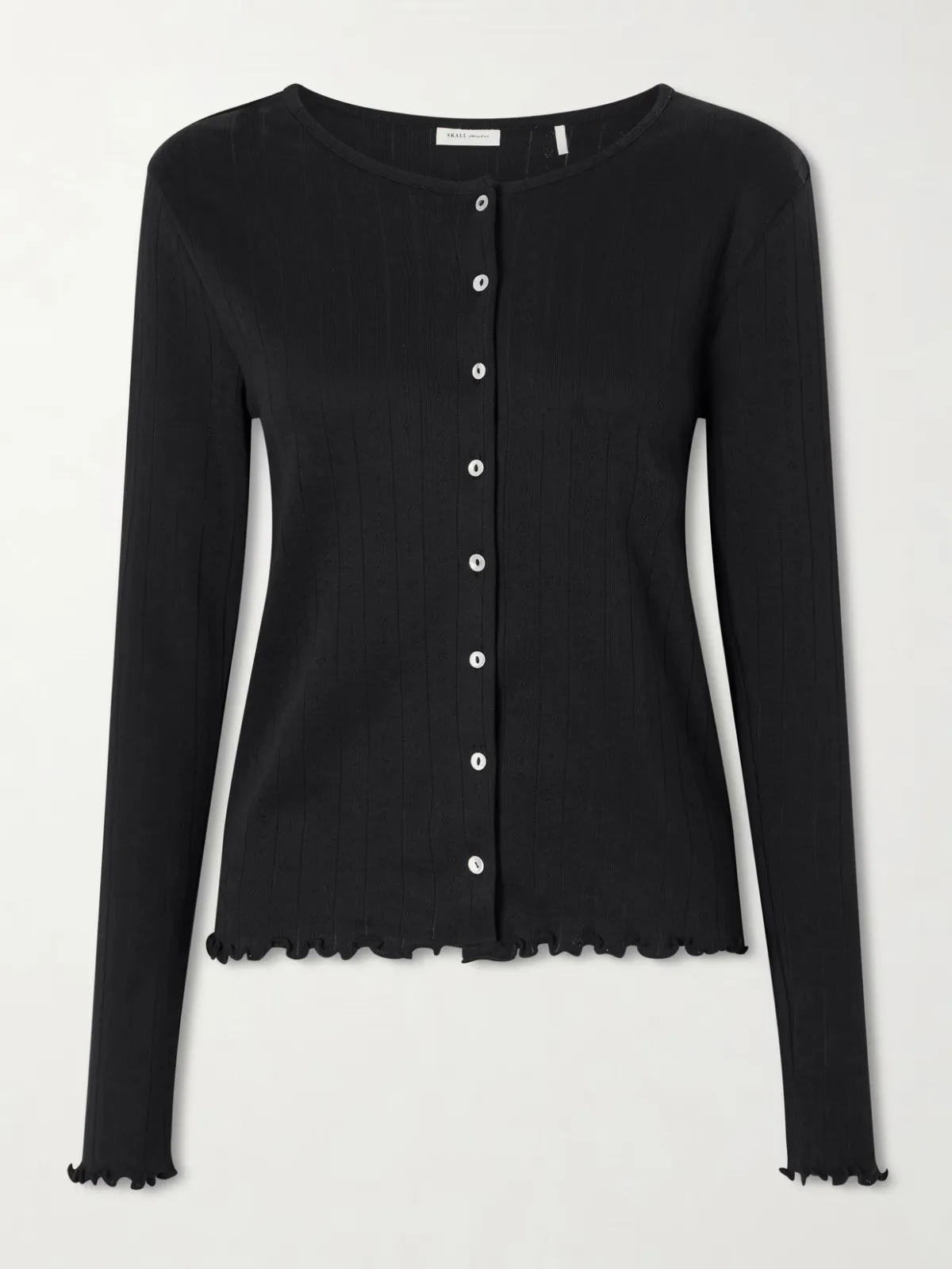 Edie Open-Knit Organic Cotton Cardigan