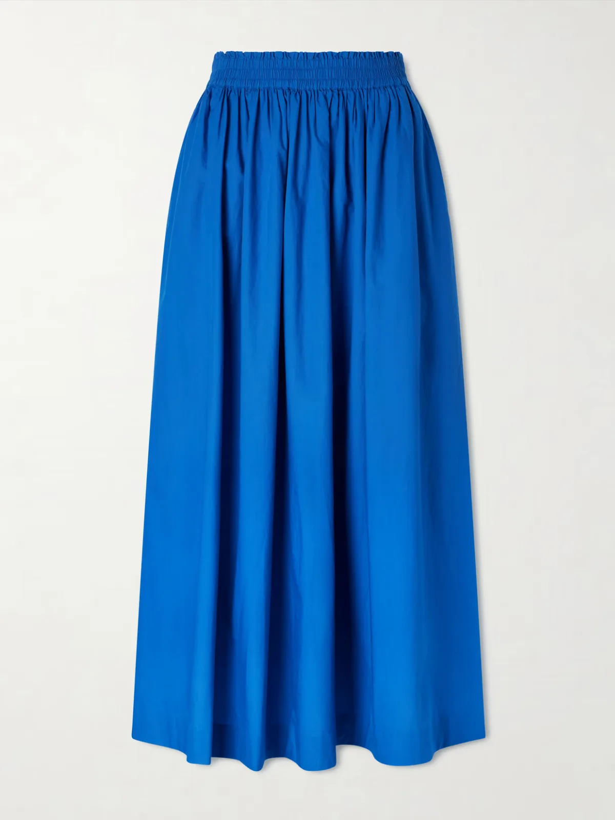 Dagny Organic Cotton-Poplin Midi Skirt