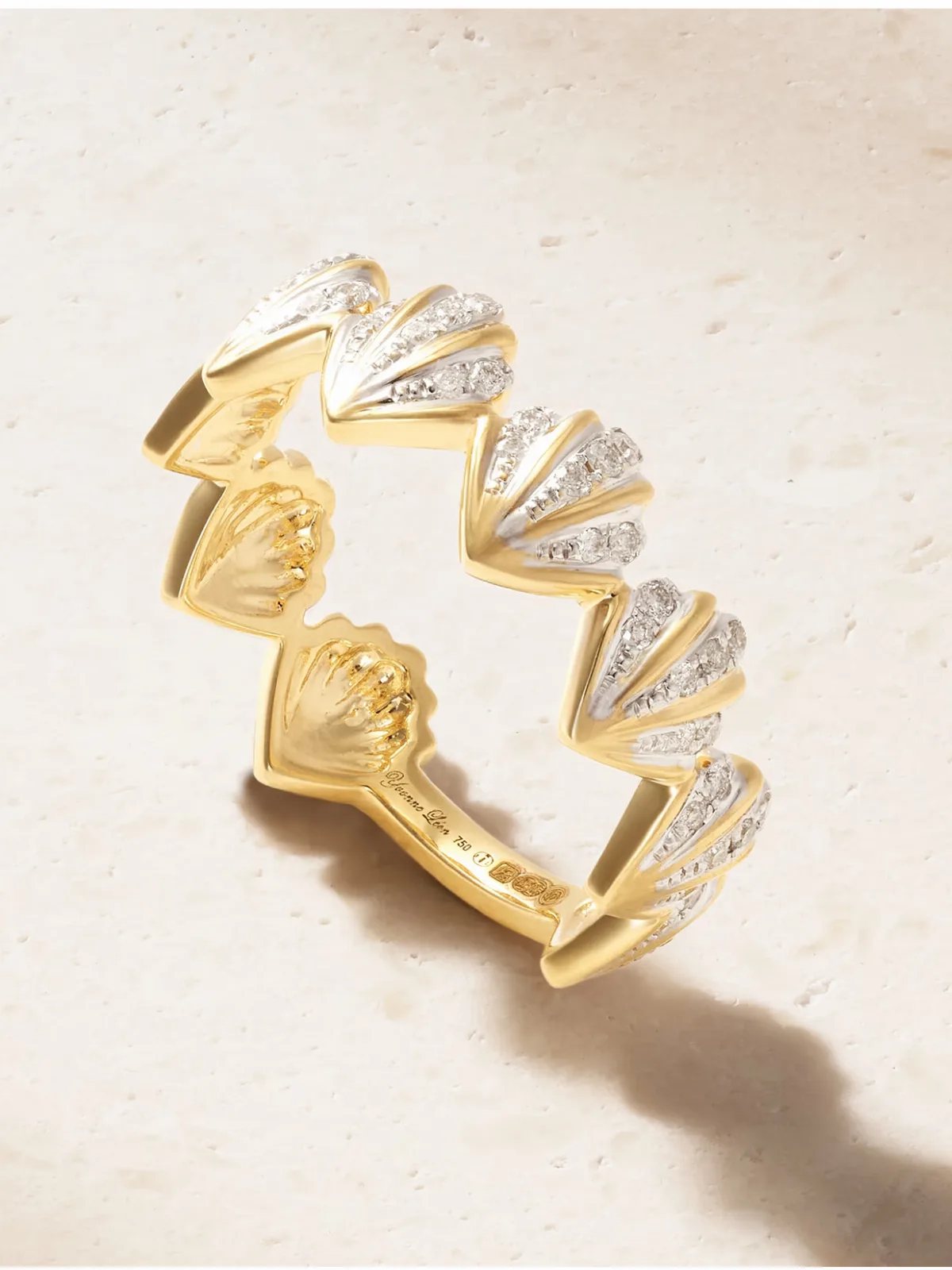 18-Karat Gold Diamond Ring