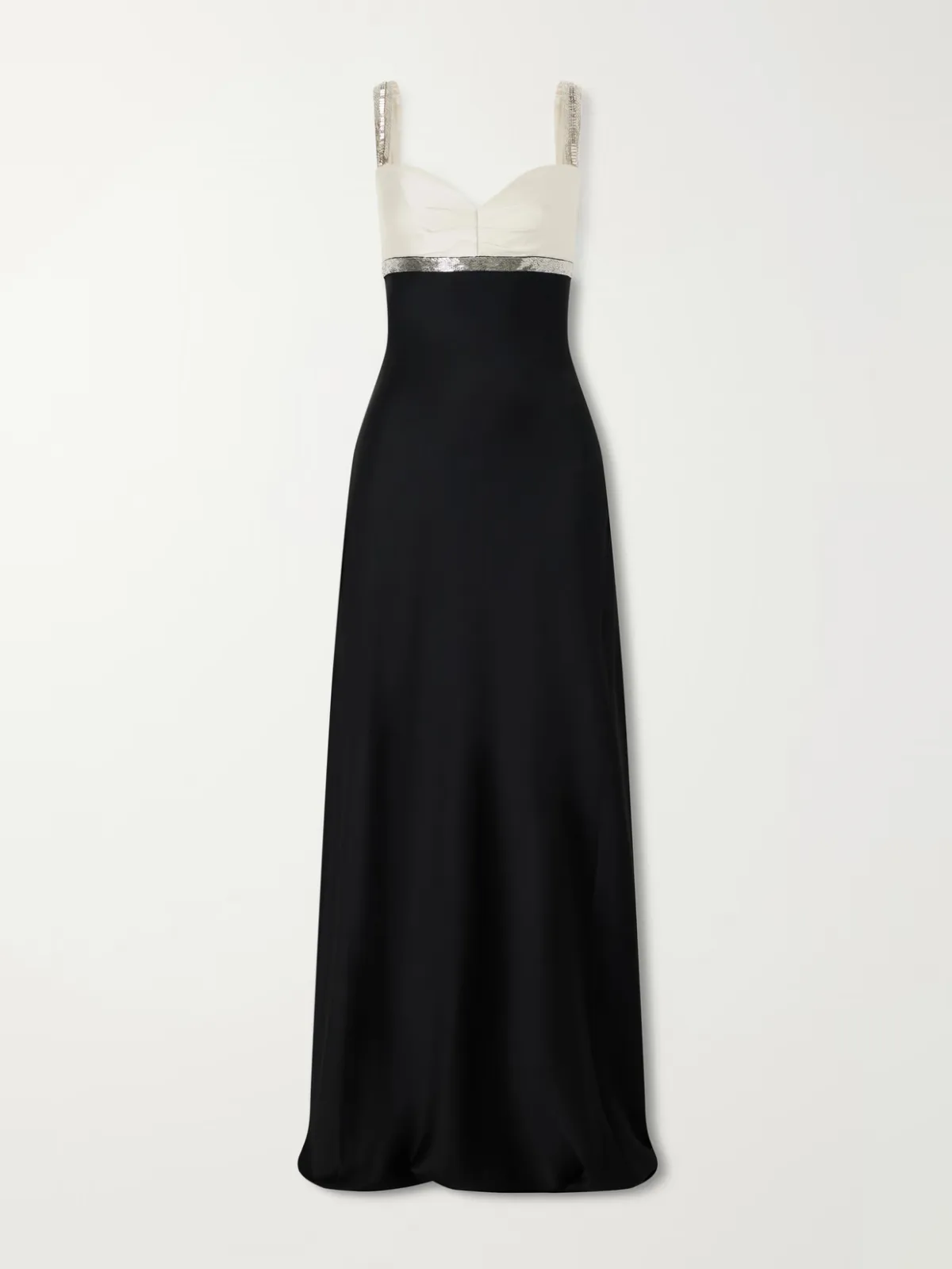 Shania Sequin-Embellished Satin Gown