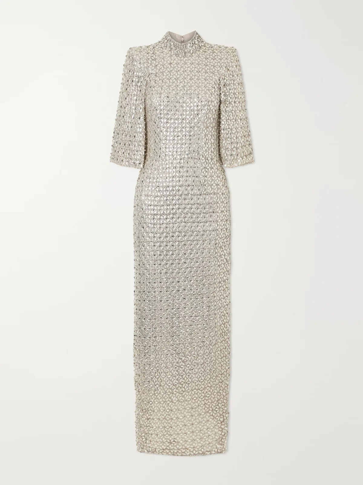 Sedona Crystal-Embellished Sequined Tulle Gown