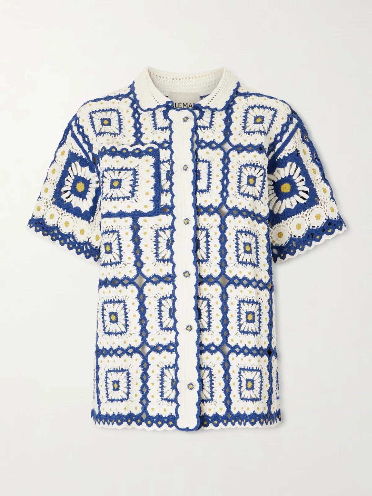 Dolly Crochet Cotton Shirt