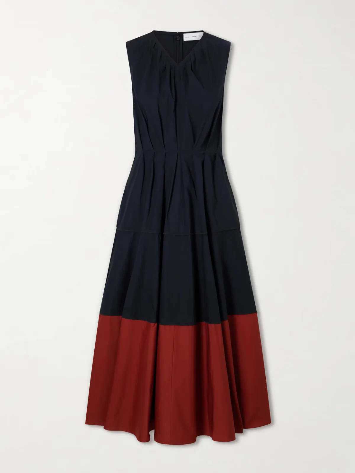 Kailey Cotton-Blend Poplin Midi Dress