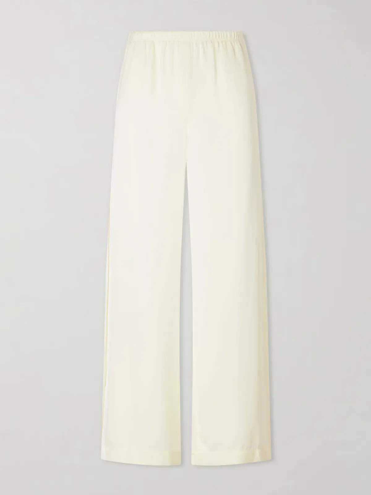 Satin Wide-Leg Pants