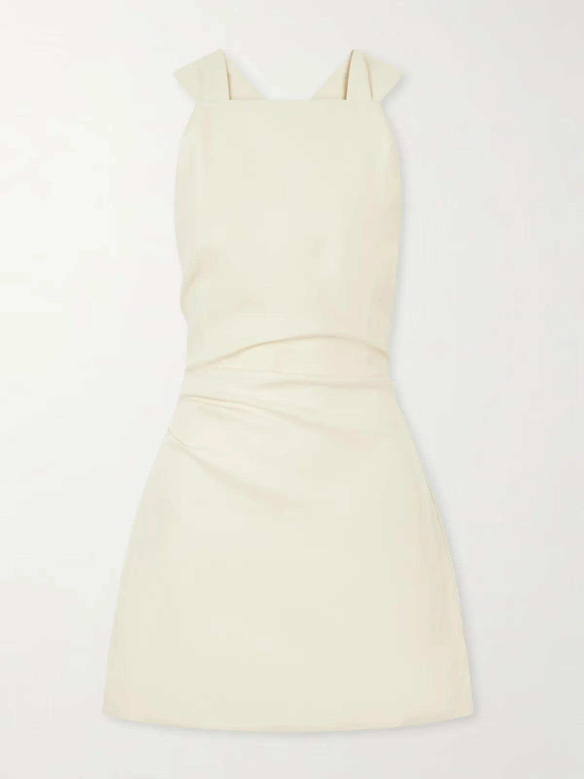 Thora Open-Back Linen Mini Dress