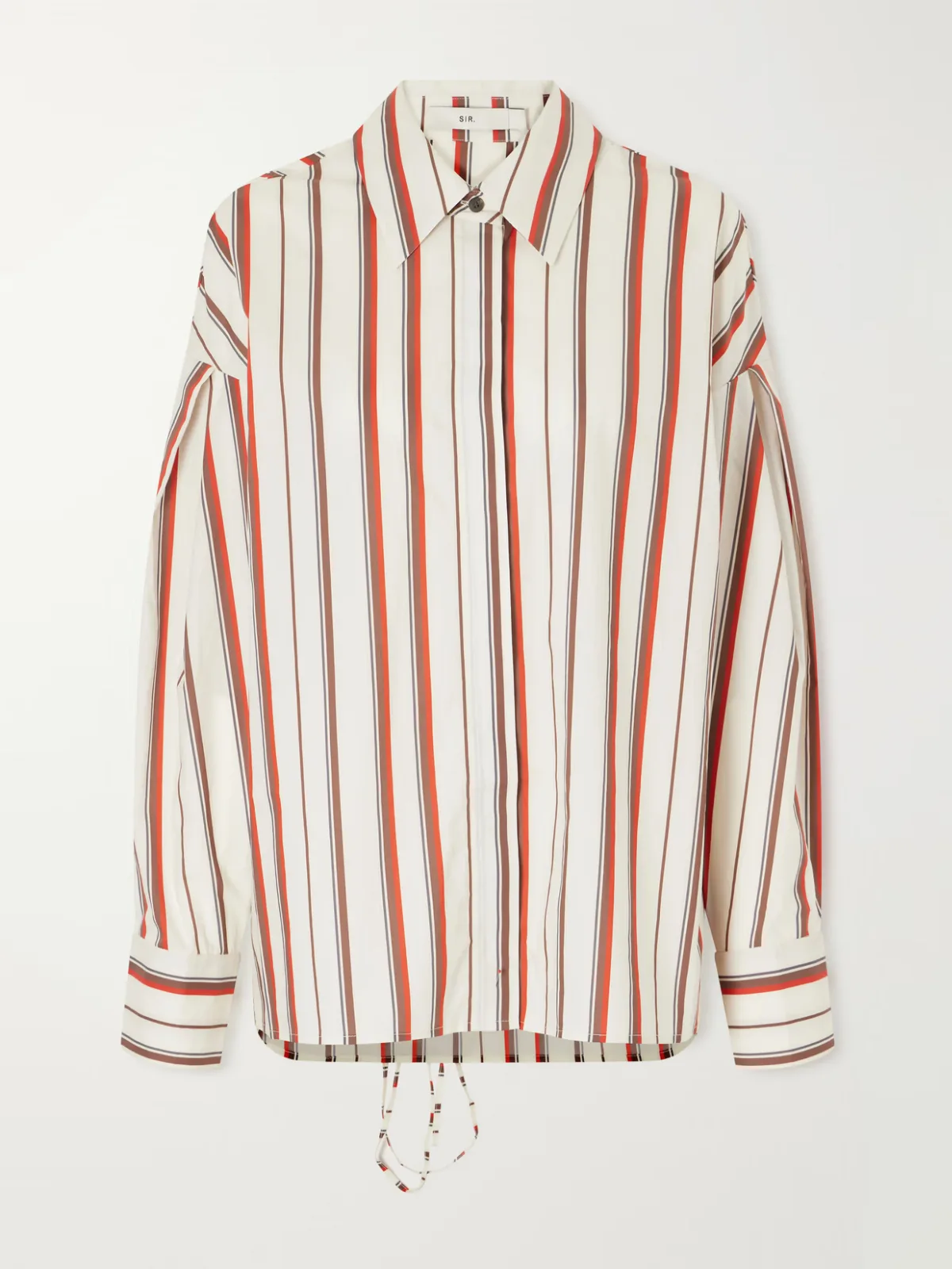Alva Striped Cotton-Poplin Shirt