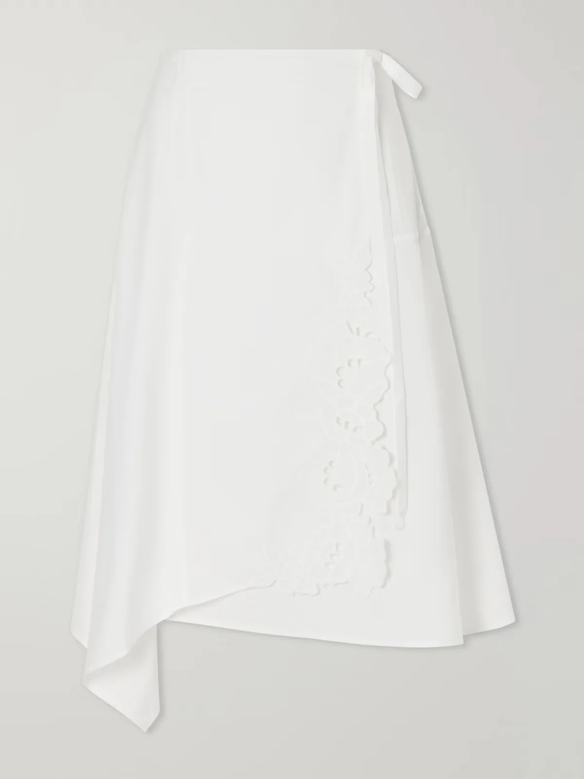 Klara Broderie Anglaise Cotton Midi Skirt