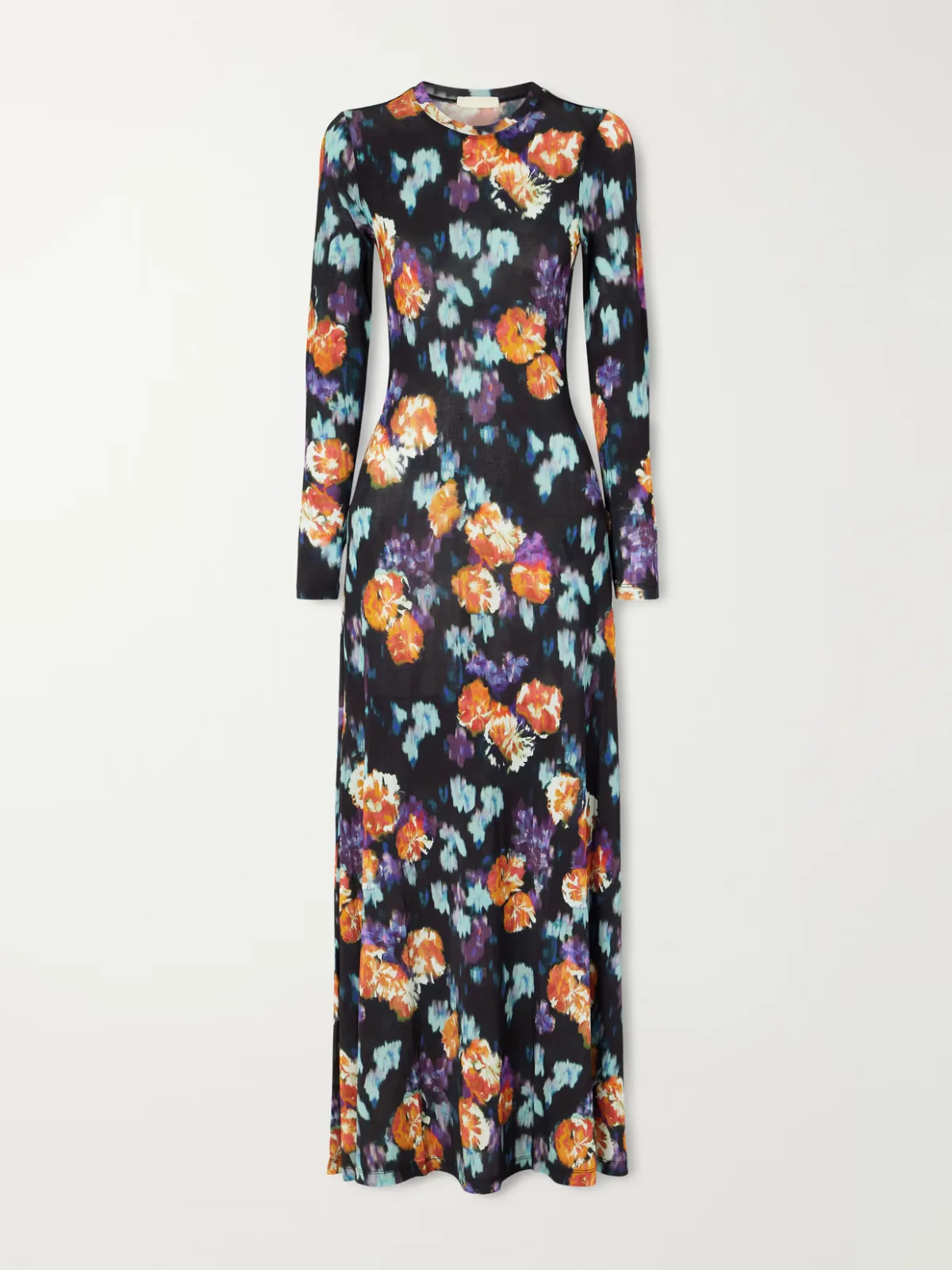 Amari Floral-Print Jersey Maxi Dress