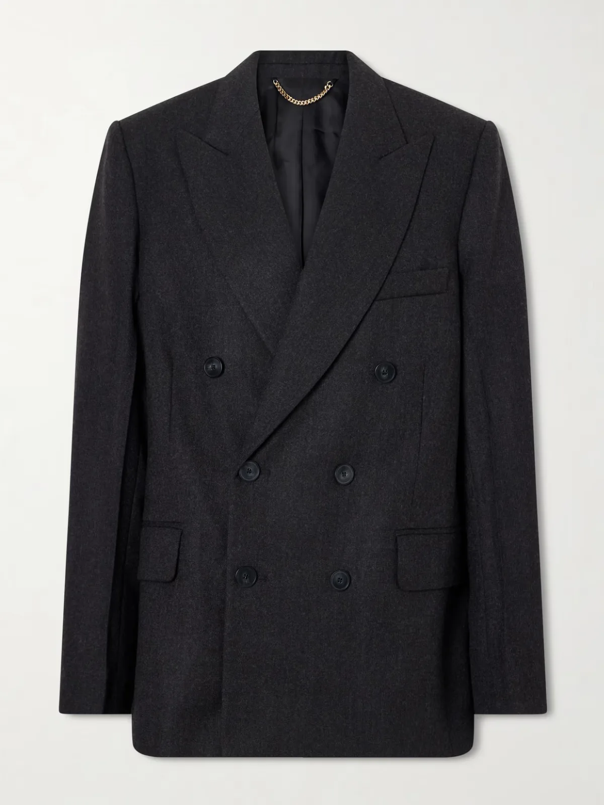 Beatrice Double-Breasted Wool Blazer
