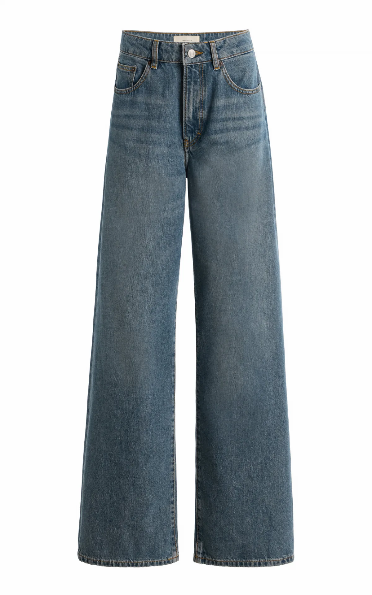 Belem Mid-Rise Wide-Leg Jeans