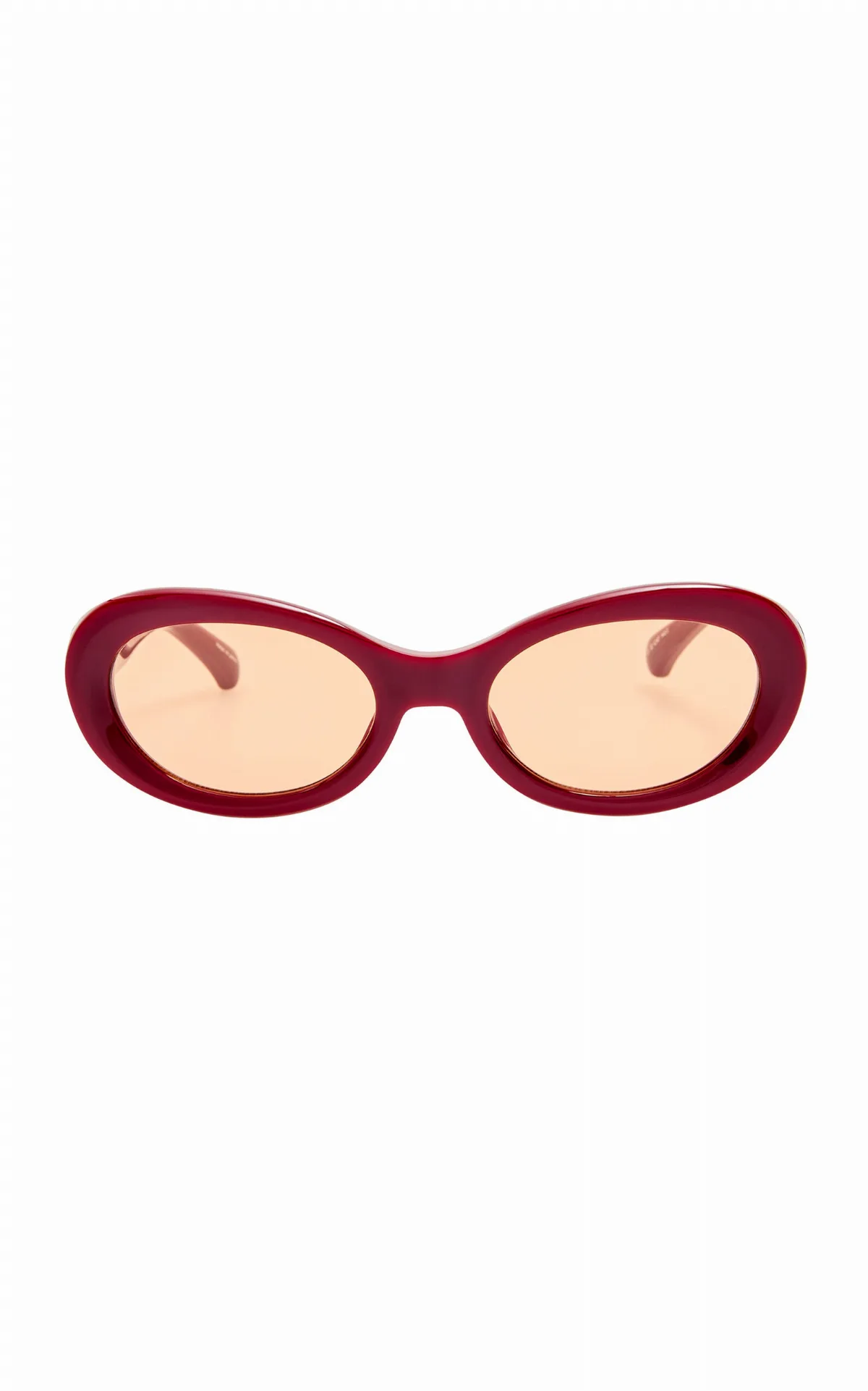 Oval-Framed Acetate Sunglasses