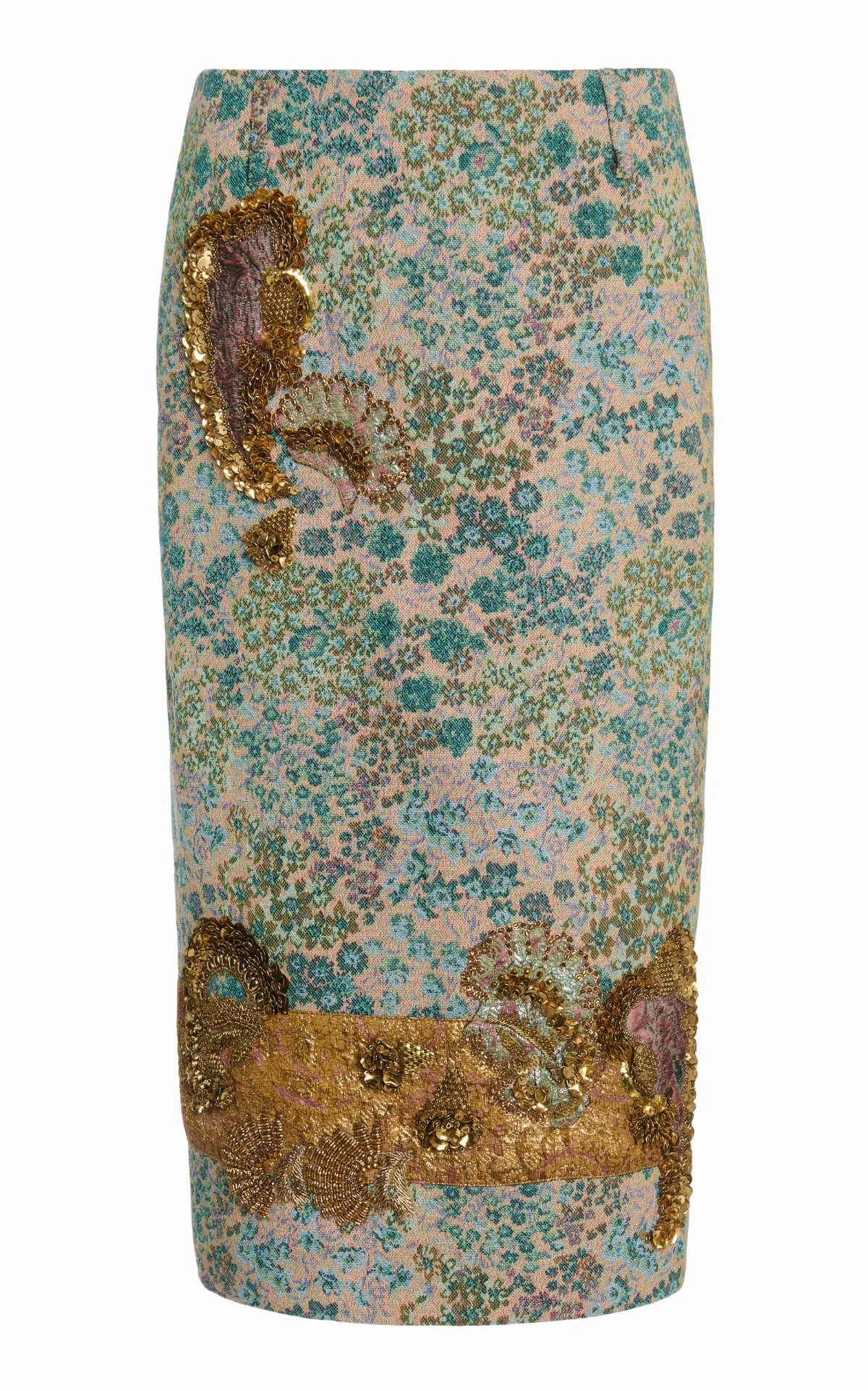 Sentista Embellished Midi Skirt