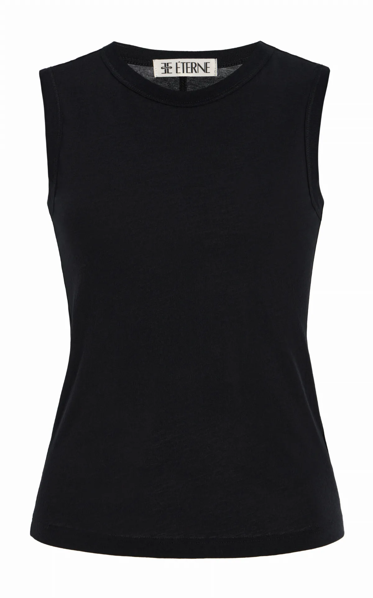 Fitted Cotton-Modal Muscle Tank Top