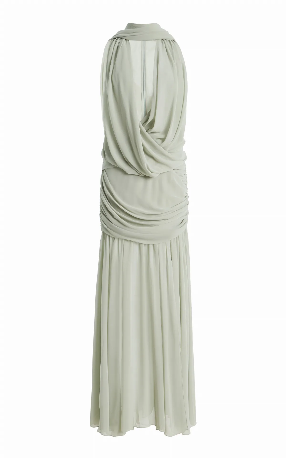 Azul Crepe Maxi Dress