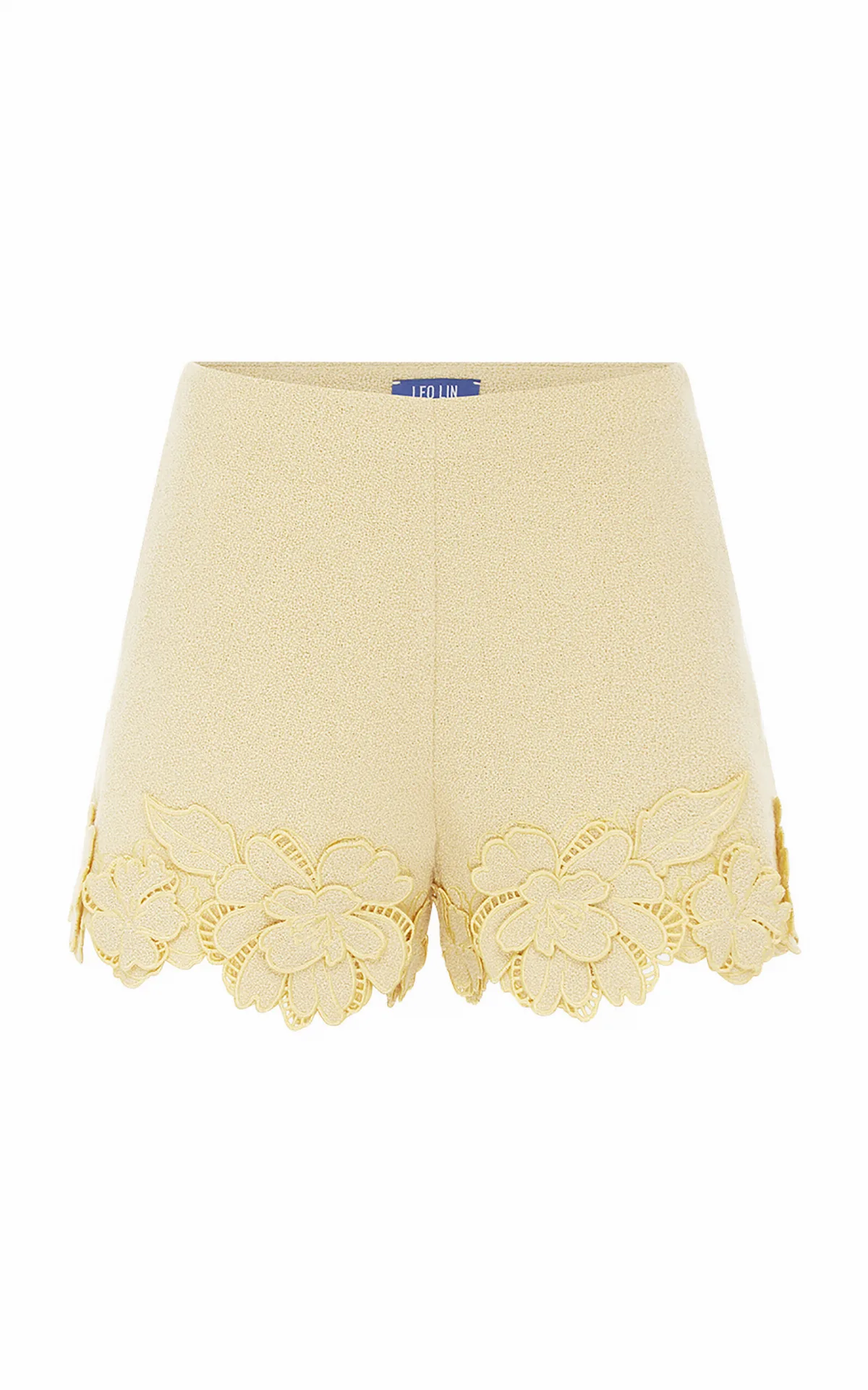 Elle Applique Tweed Shorts by Leo Lin