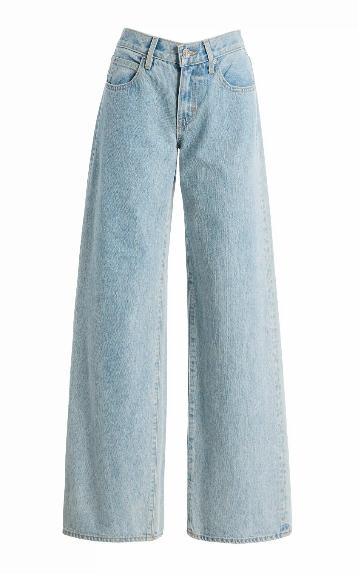 Mica Rigid Low-Rise Wide-Leg Jeans