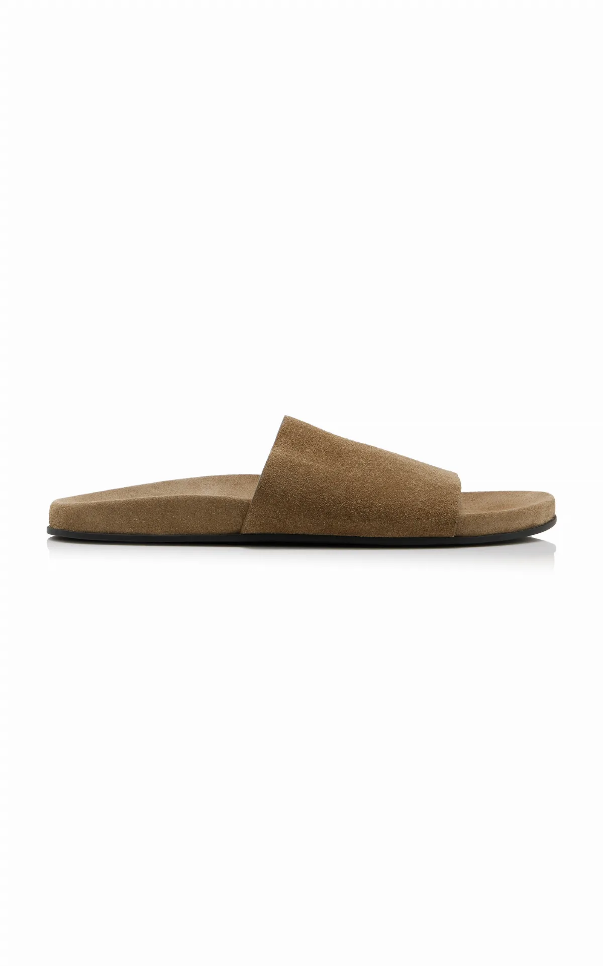 Hugh Suede Slide Sandals