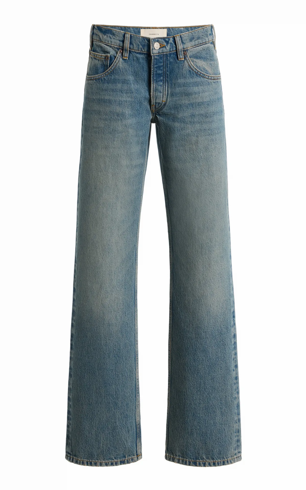 Kyoto Droit Rigid Low-Rise Straight-Leg Jeans