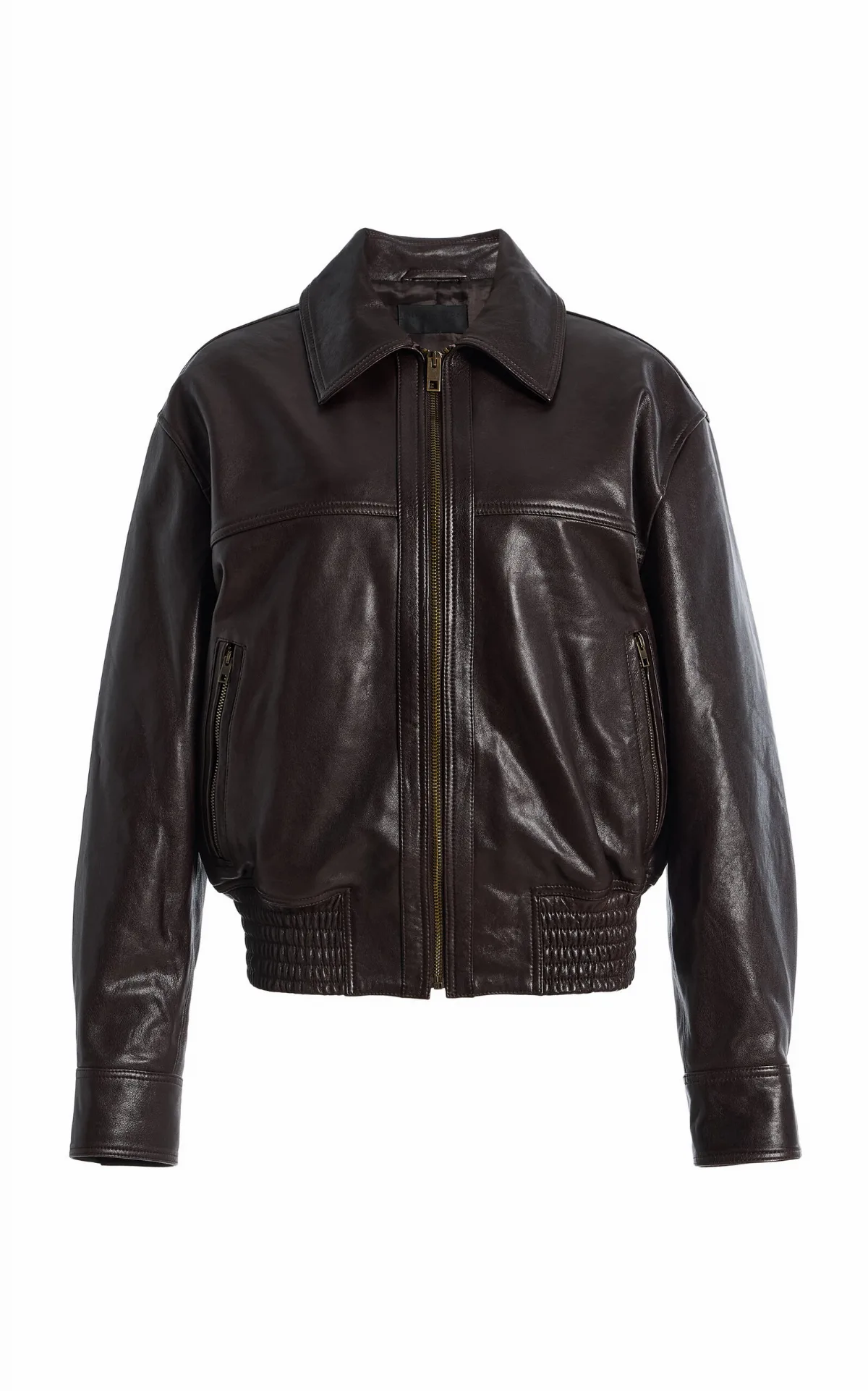 Aime Leather Bomber Jacket