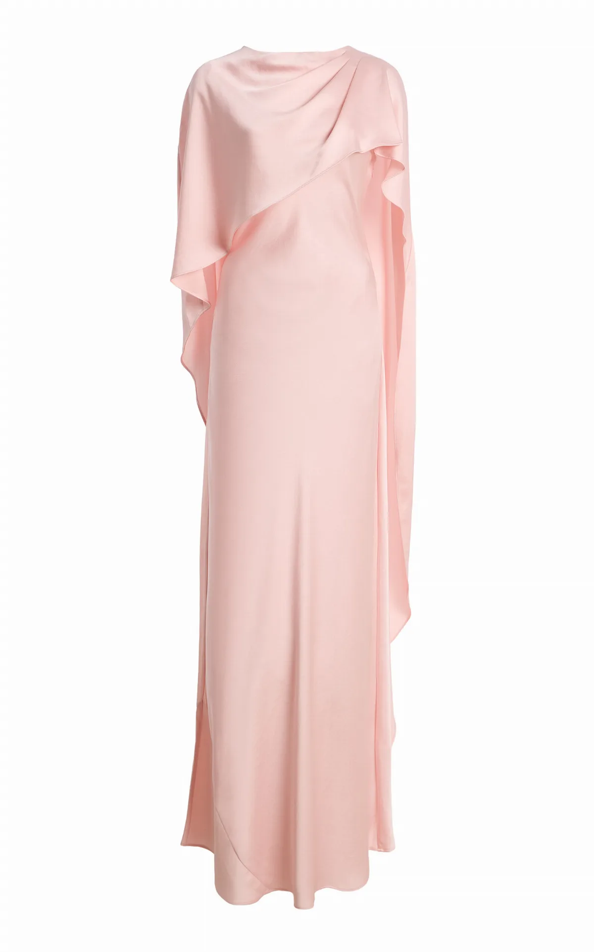 Izel Crepe Cape Gown