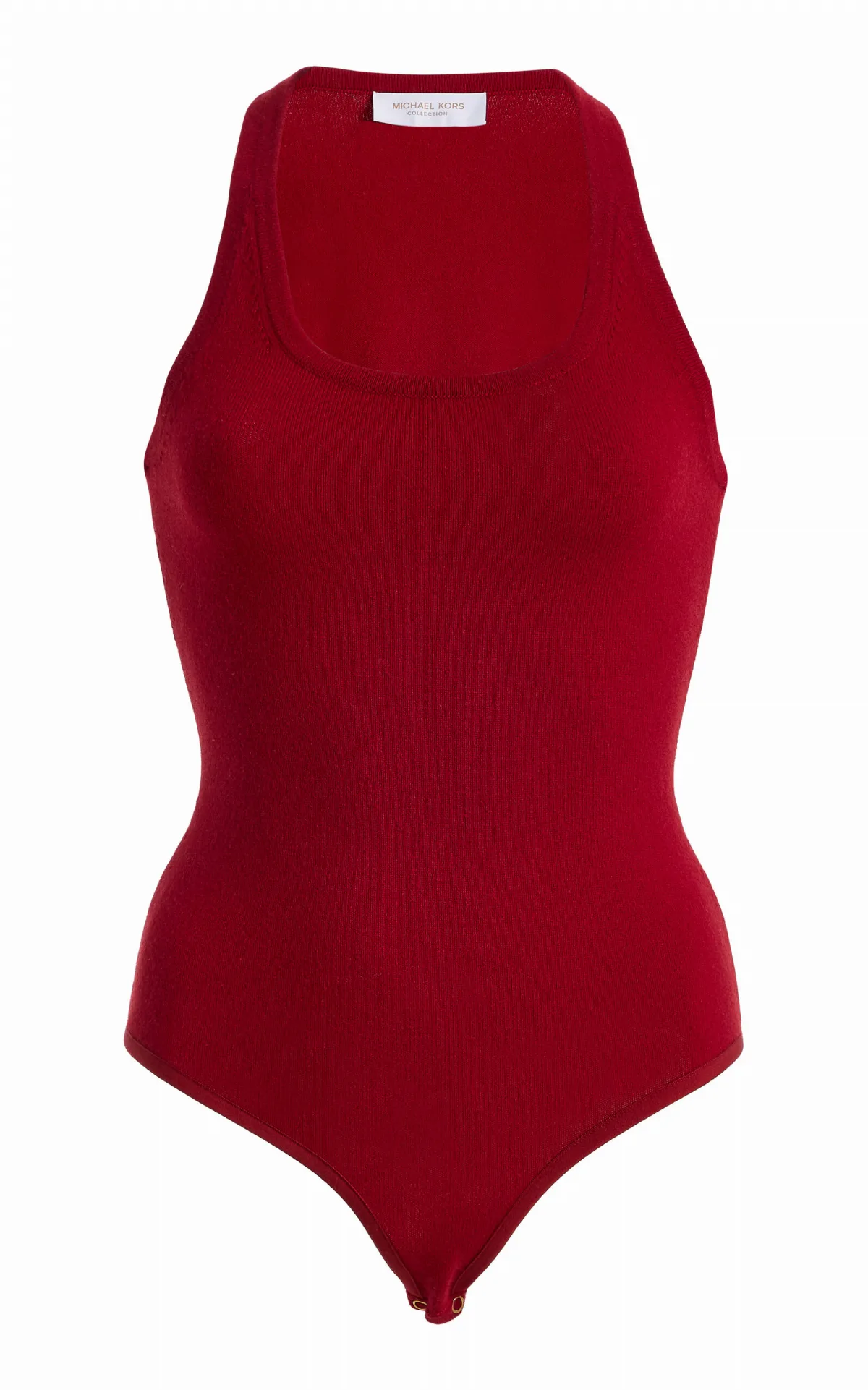 Scoop-Neck Cashmere-Blend Bodysuit