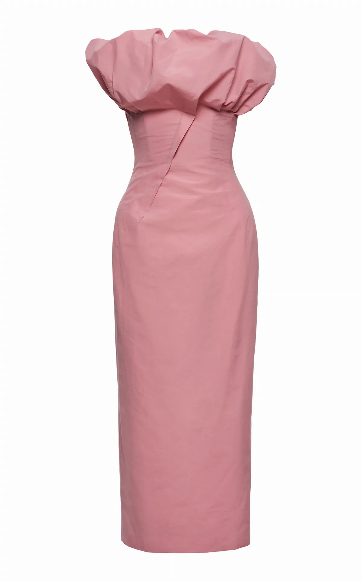 Strapless Puffed Cotton Gown