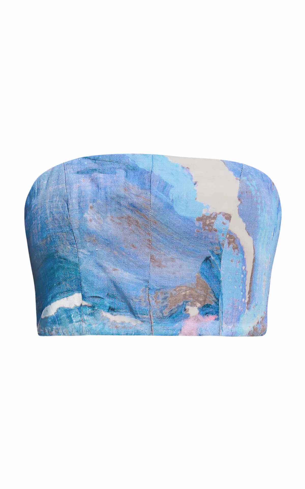 Rumi Strapless Floral Top