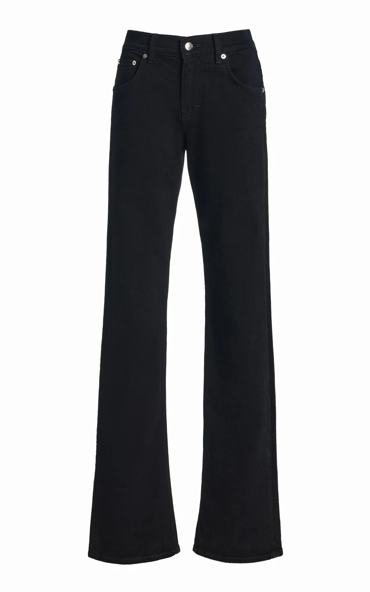 Chewy Rigid Mid-Rise Straight-Leg Jeans