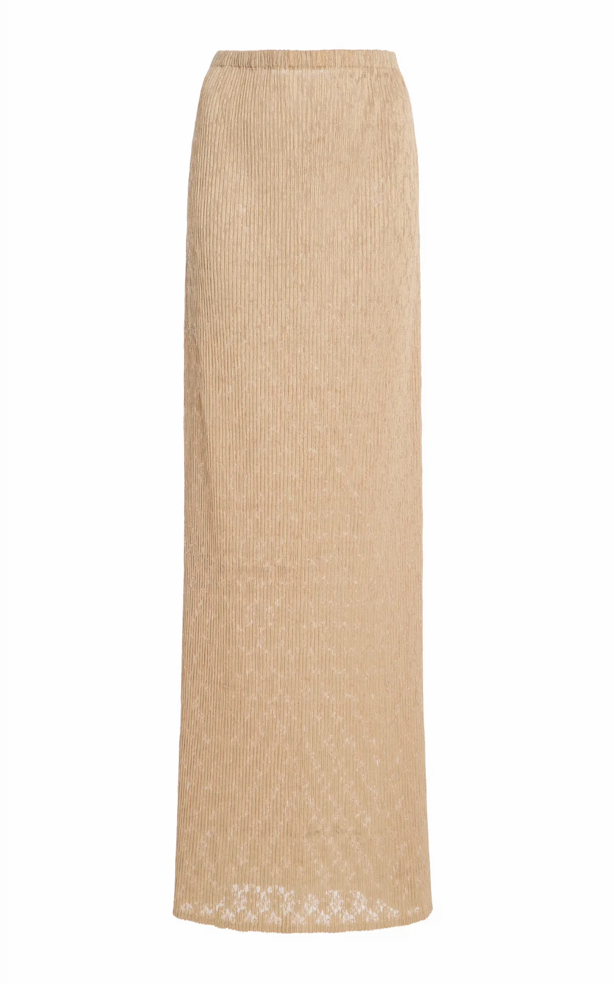 Bandi Plissé Lace Maxi Skirt