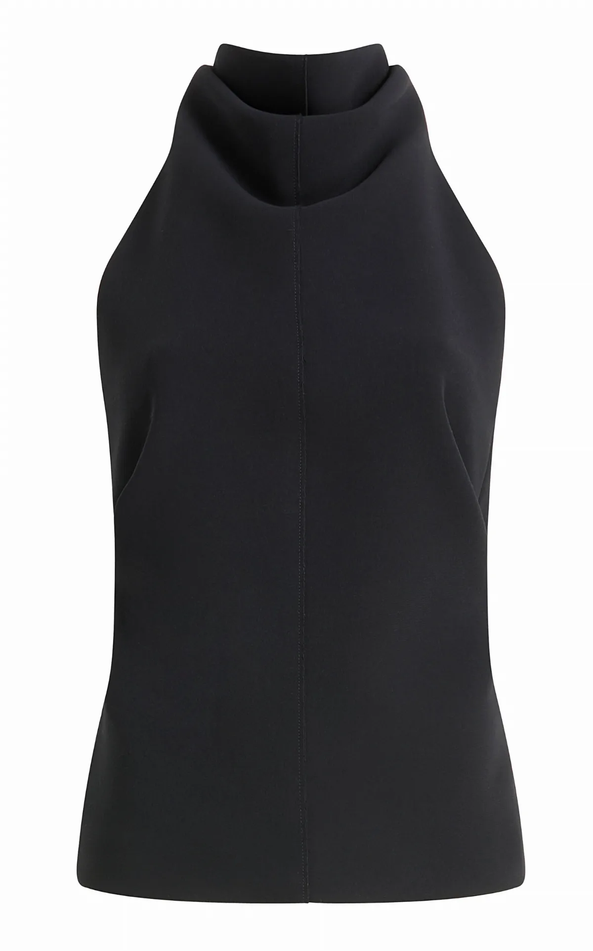 Rone High Collar Crepe Top