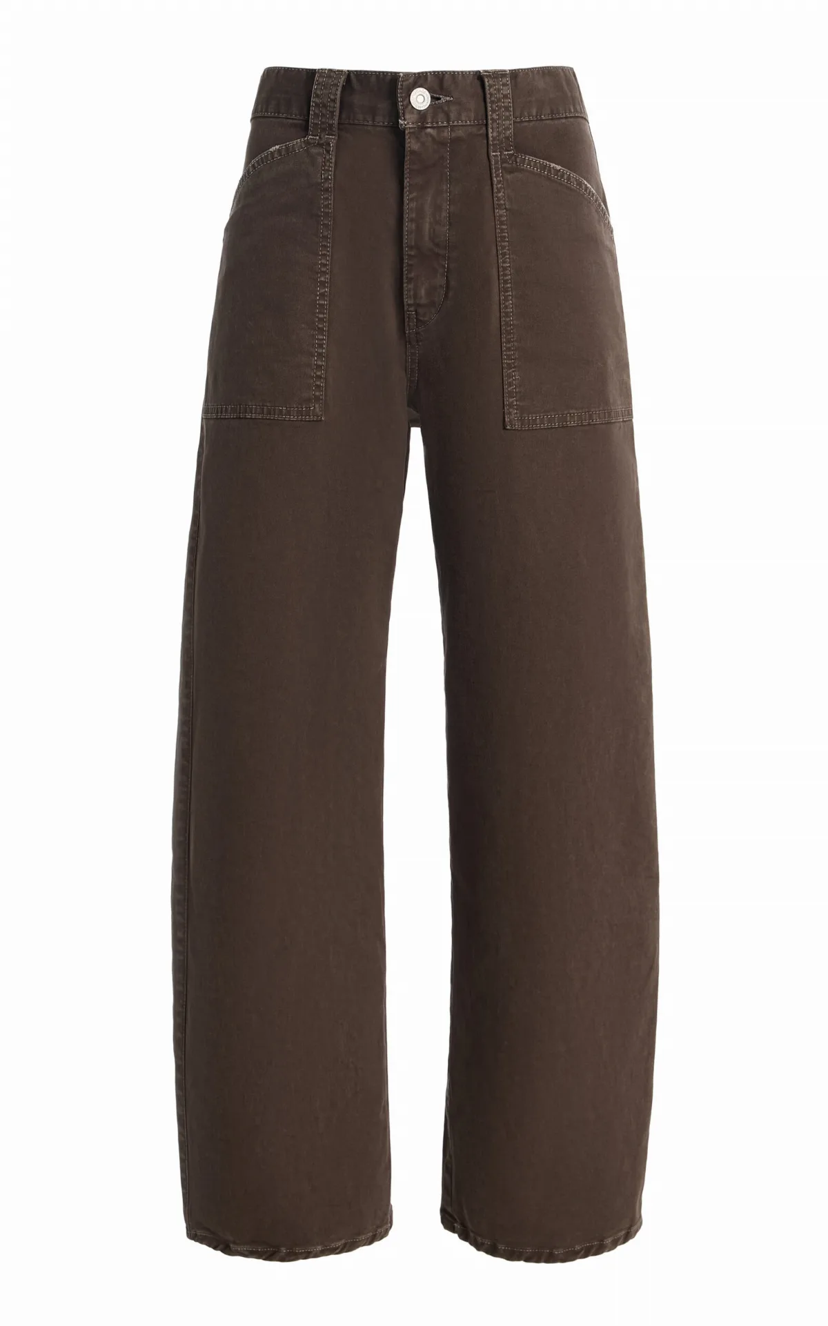 Gusset Cotton Cargo Pants