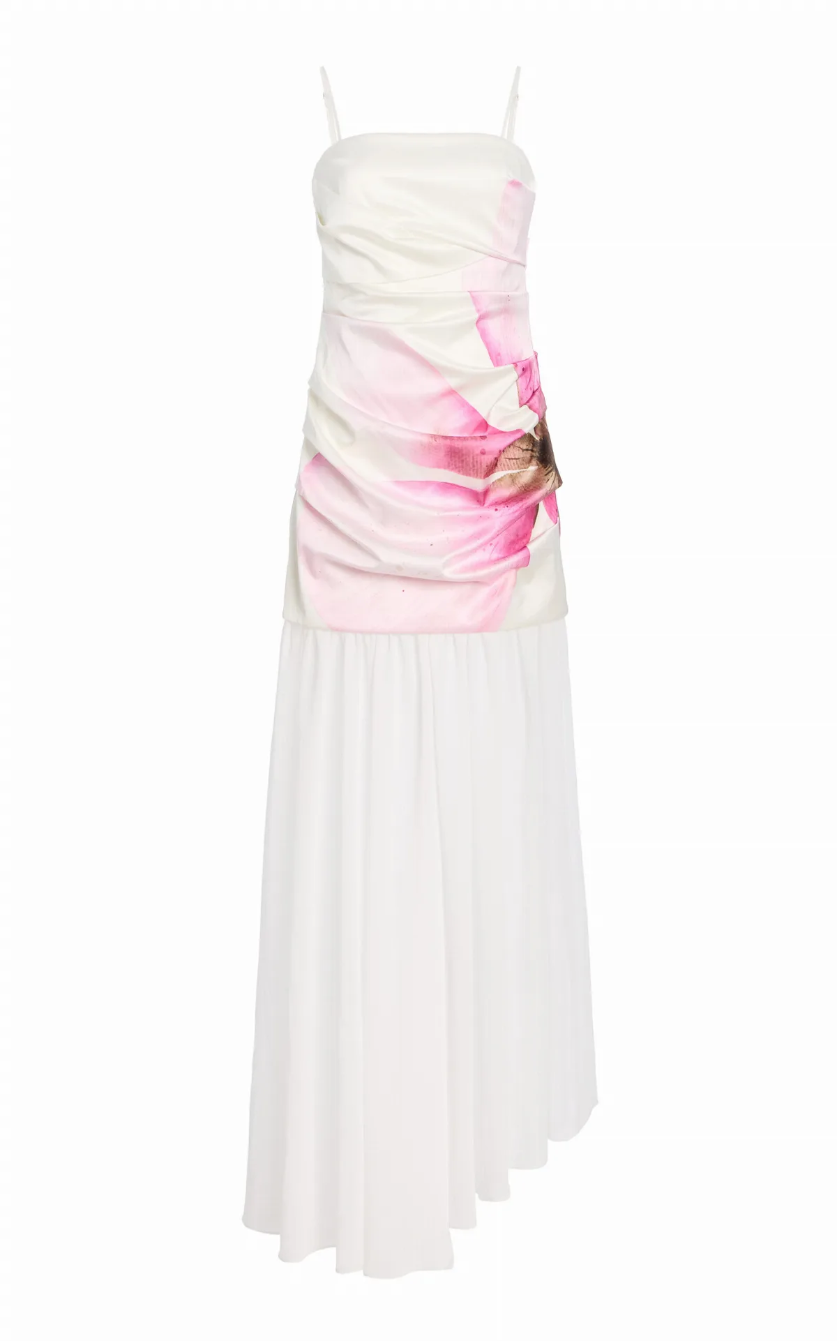 Jamila Floral Satin Gown