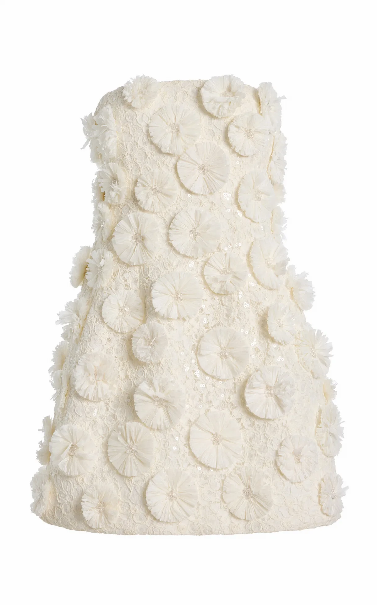 Holland Floral Raffia Bustier Mini Dress
