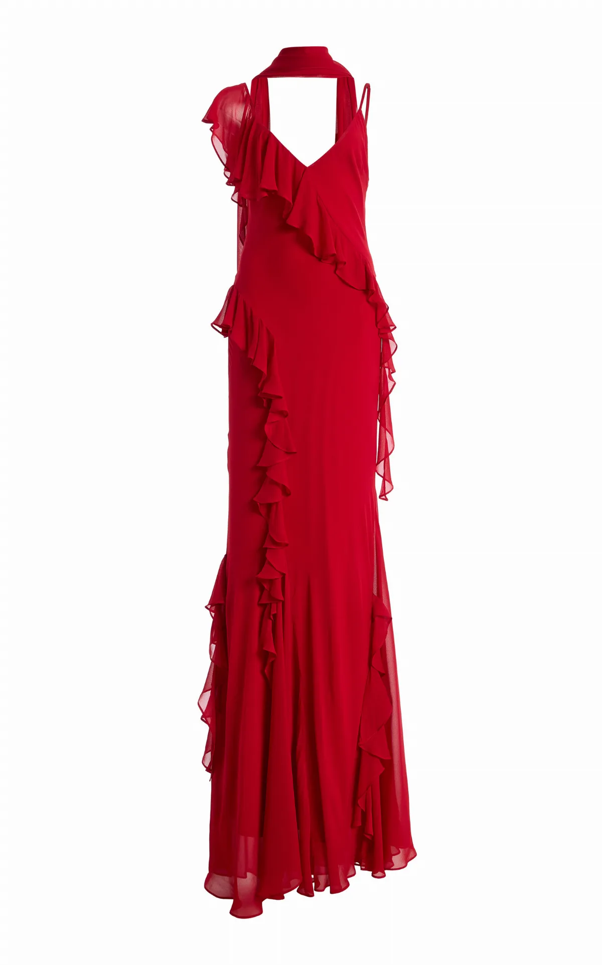 Mayara Ruffled Georgette Maxi Dress