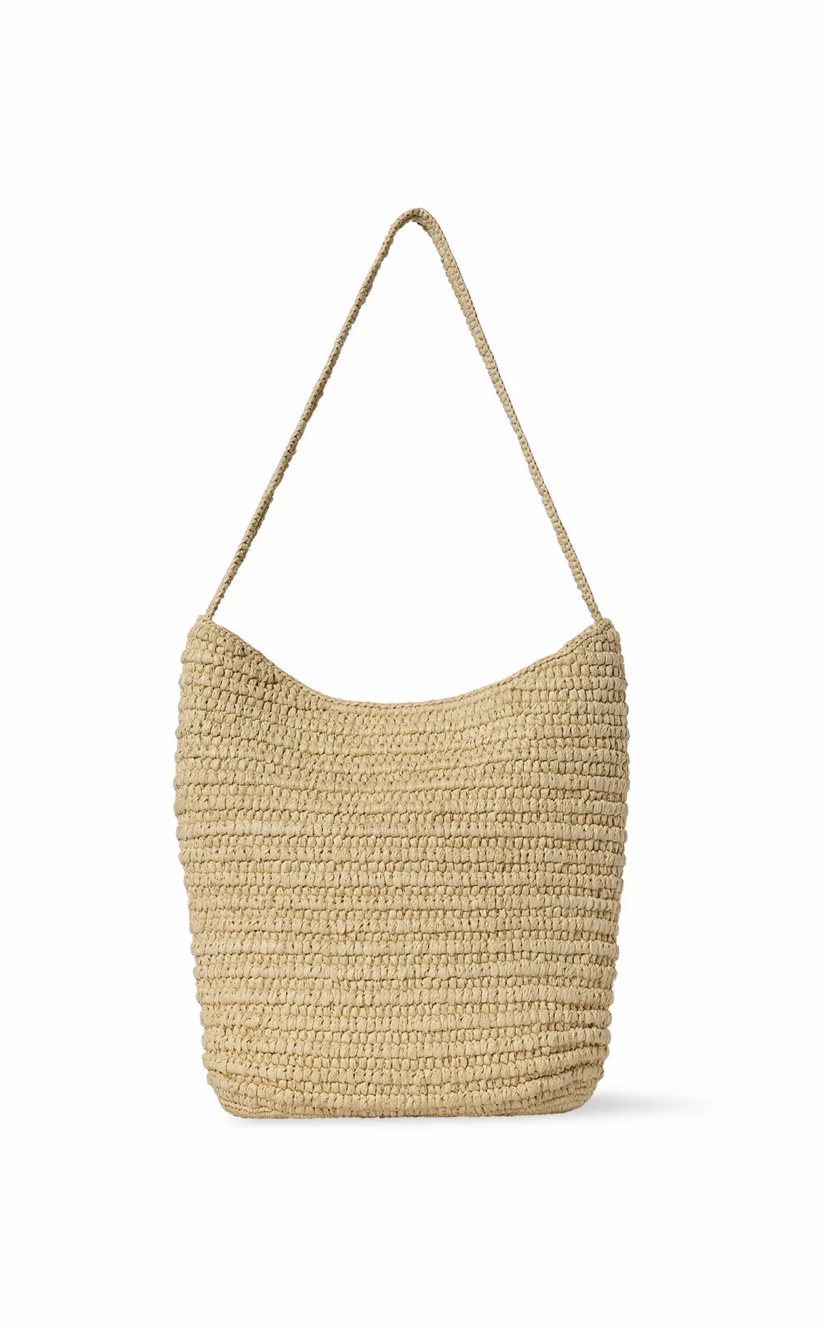 Alma Raffia Shoulder Bag