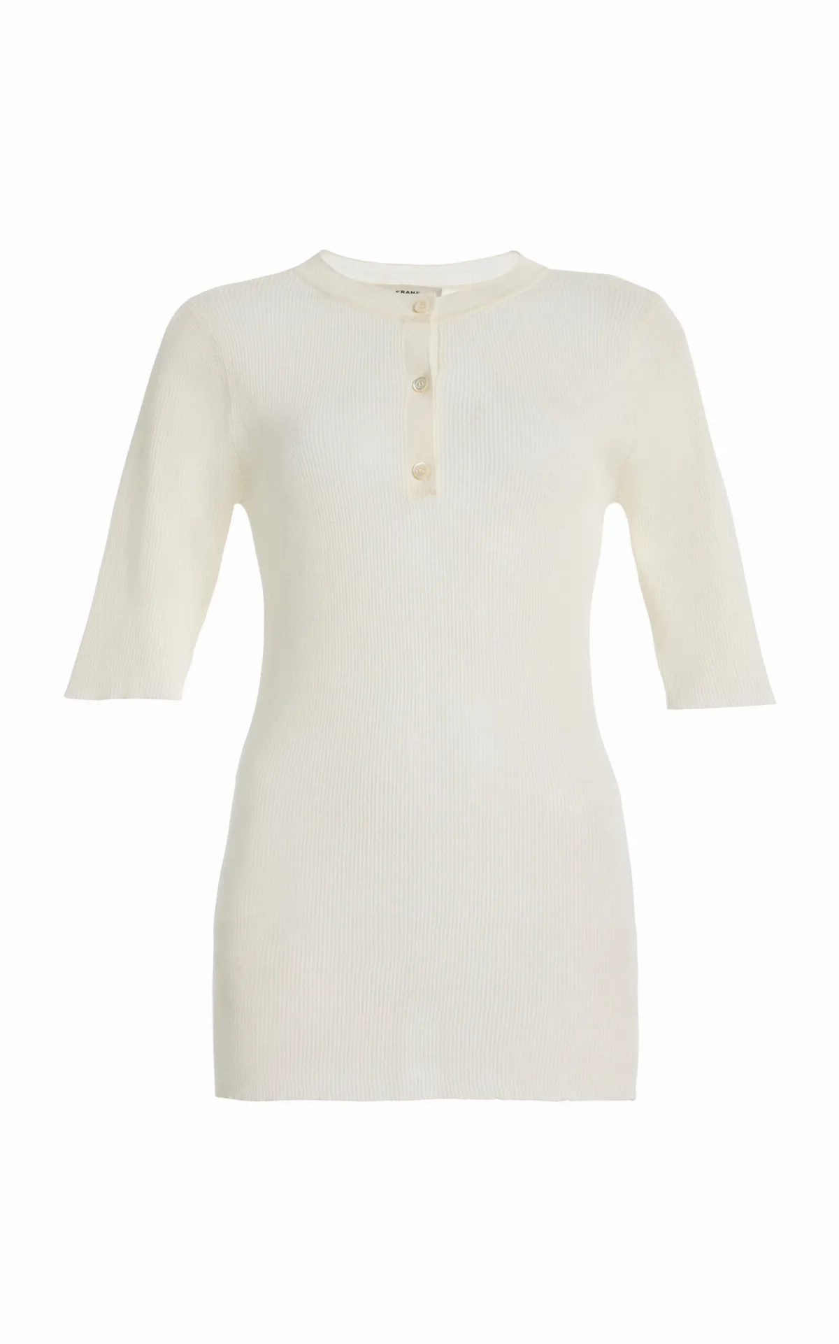 The Henley Ribbed Cotton-Blend T-Shirt