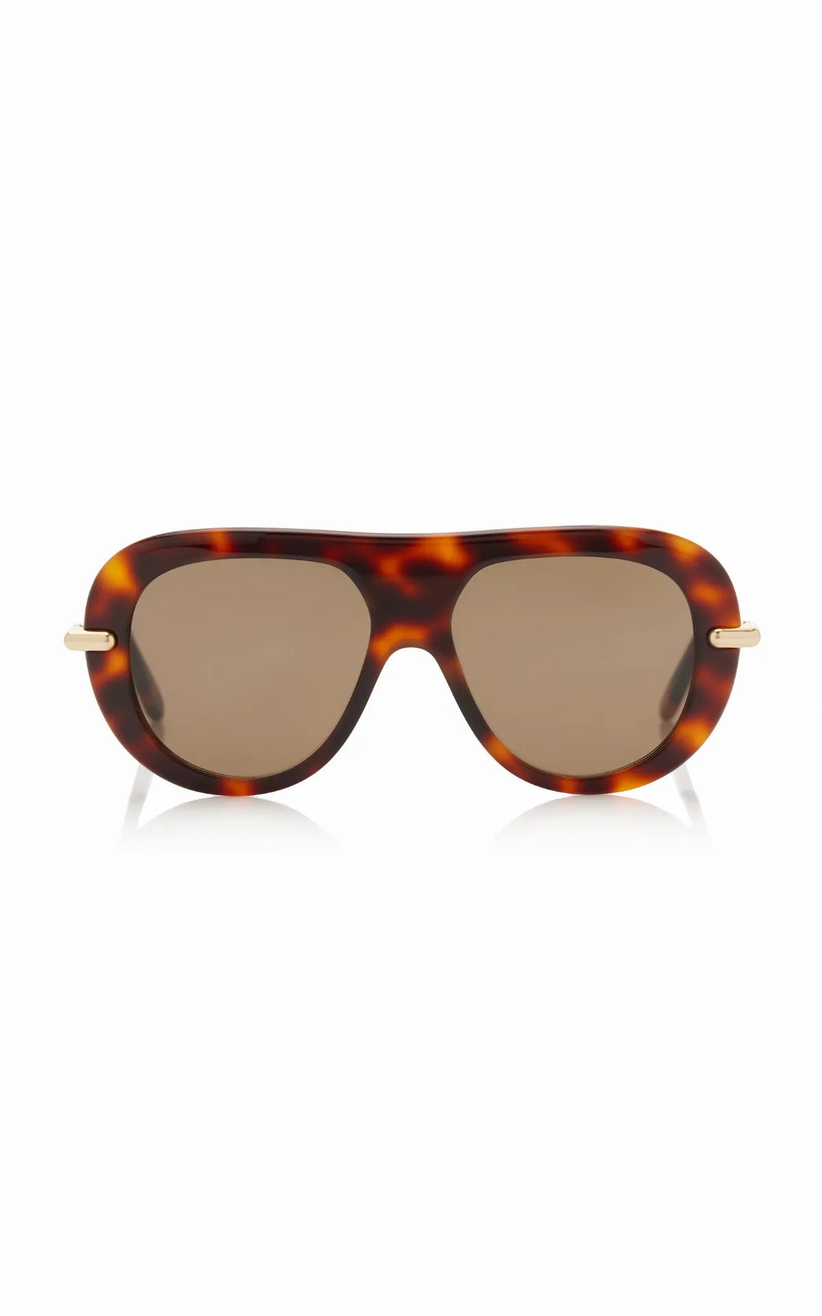 Aviator-Frame Acetate Sunglasses