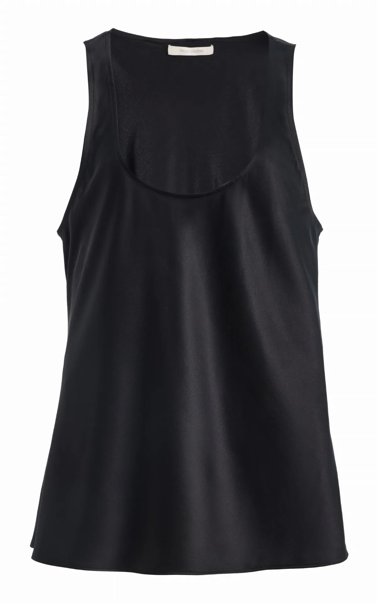 The Clean Cut Silk-Blend Tank Top