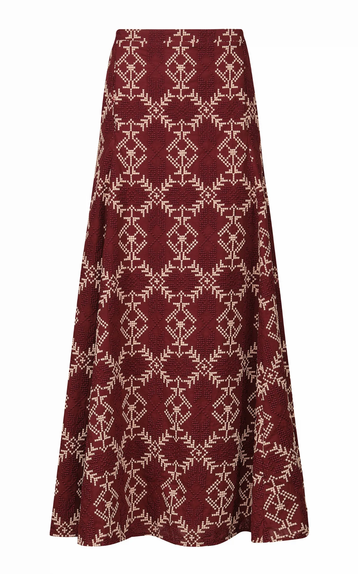 A Song for the Riders Printed Maxi Skirt