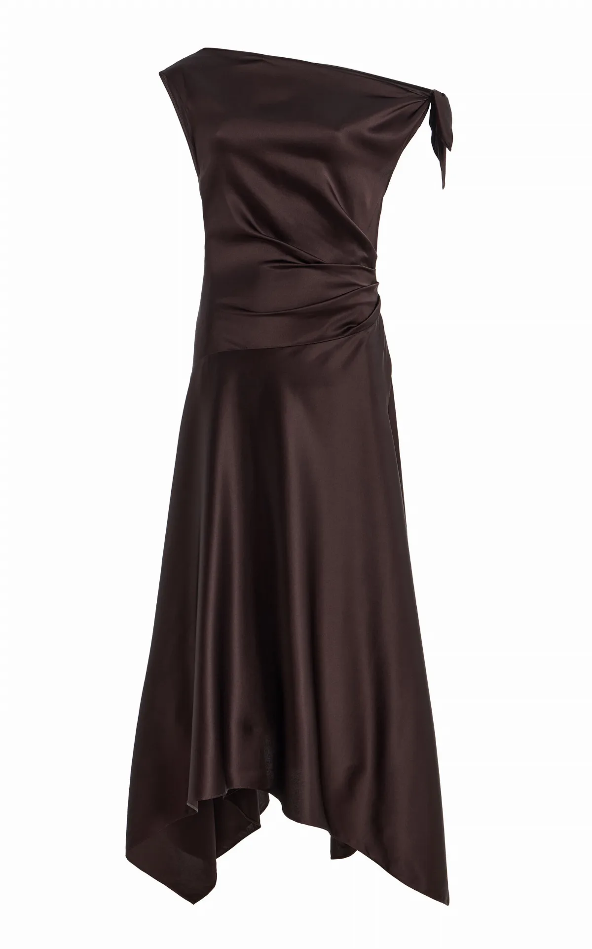 Portia Silk-Blend Midi Dress