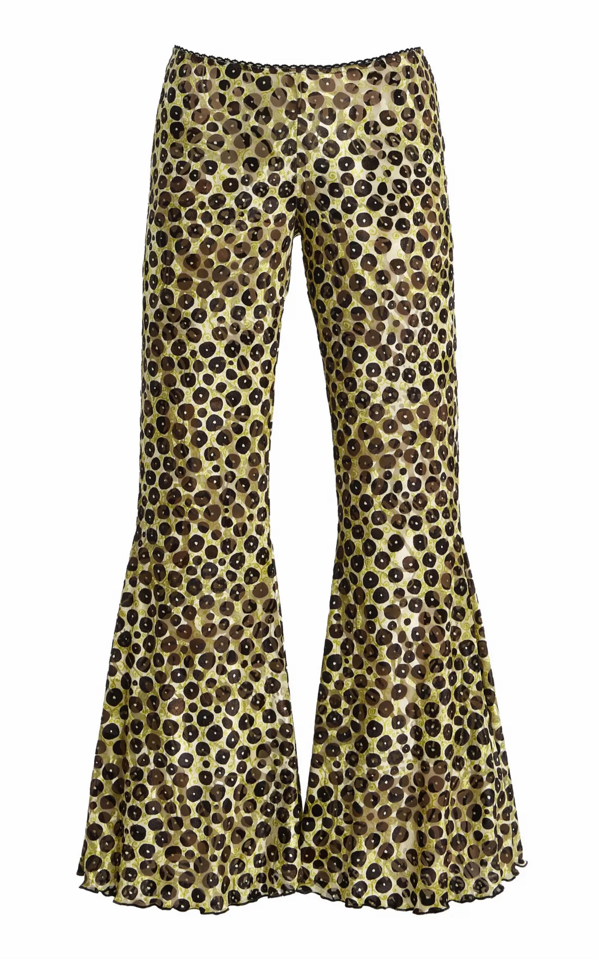 Jeslynn Cheetah Flared Pants