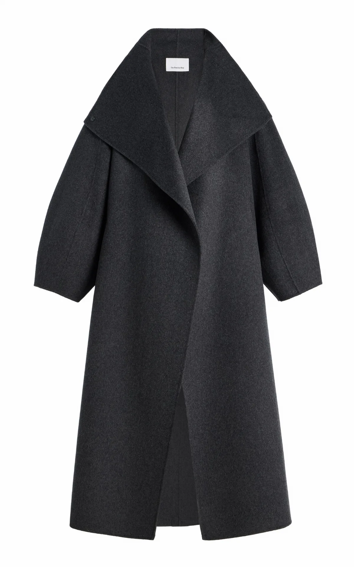 Leroy Funnel-Neck Wool Coat