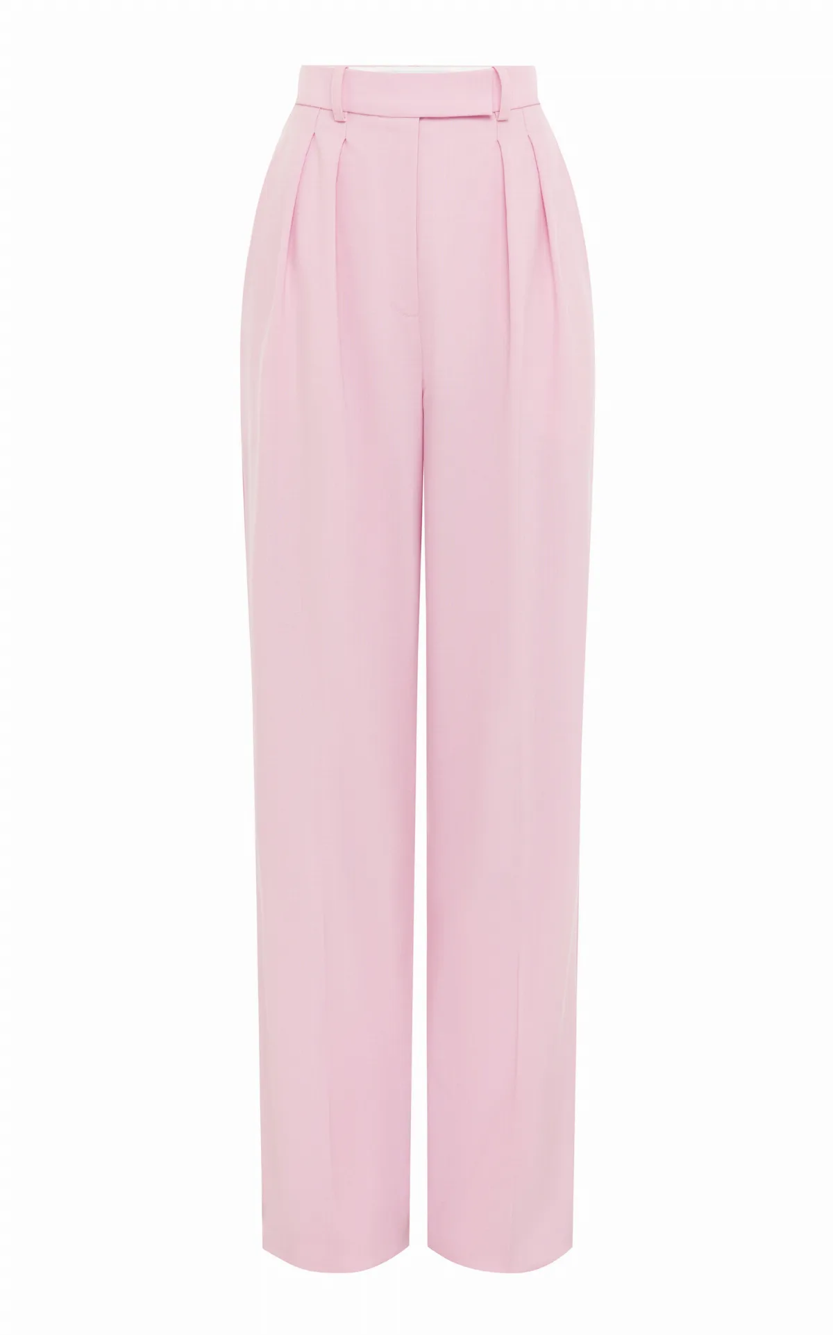 Tailored Virgin-Wool Straight-Leg Pants