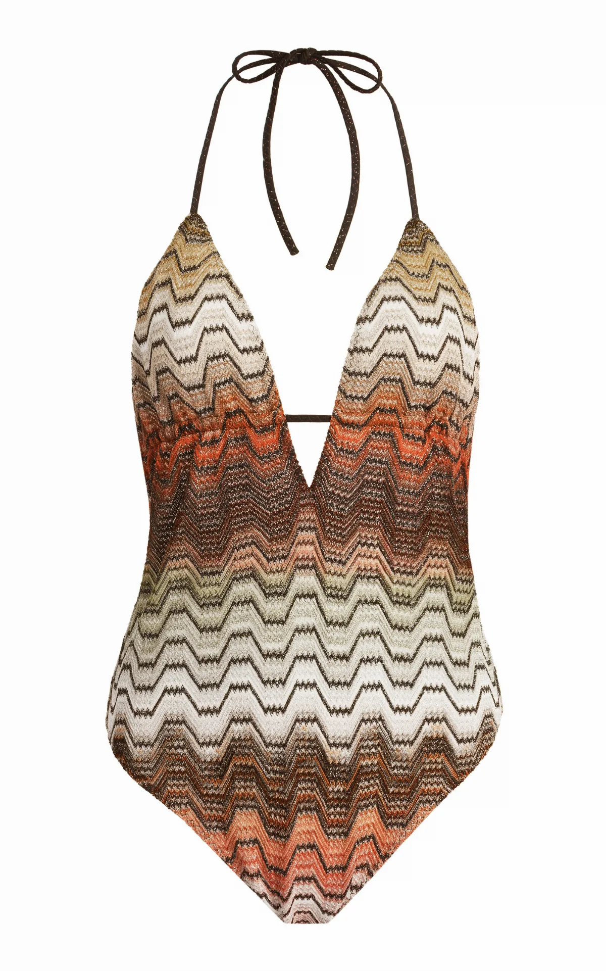 Knit One-Piece Swimsuit
