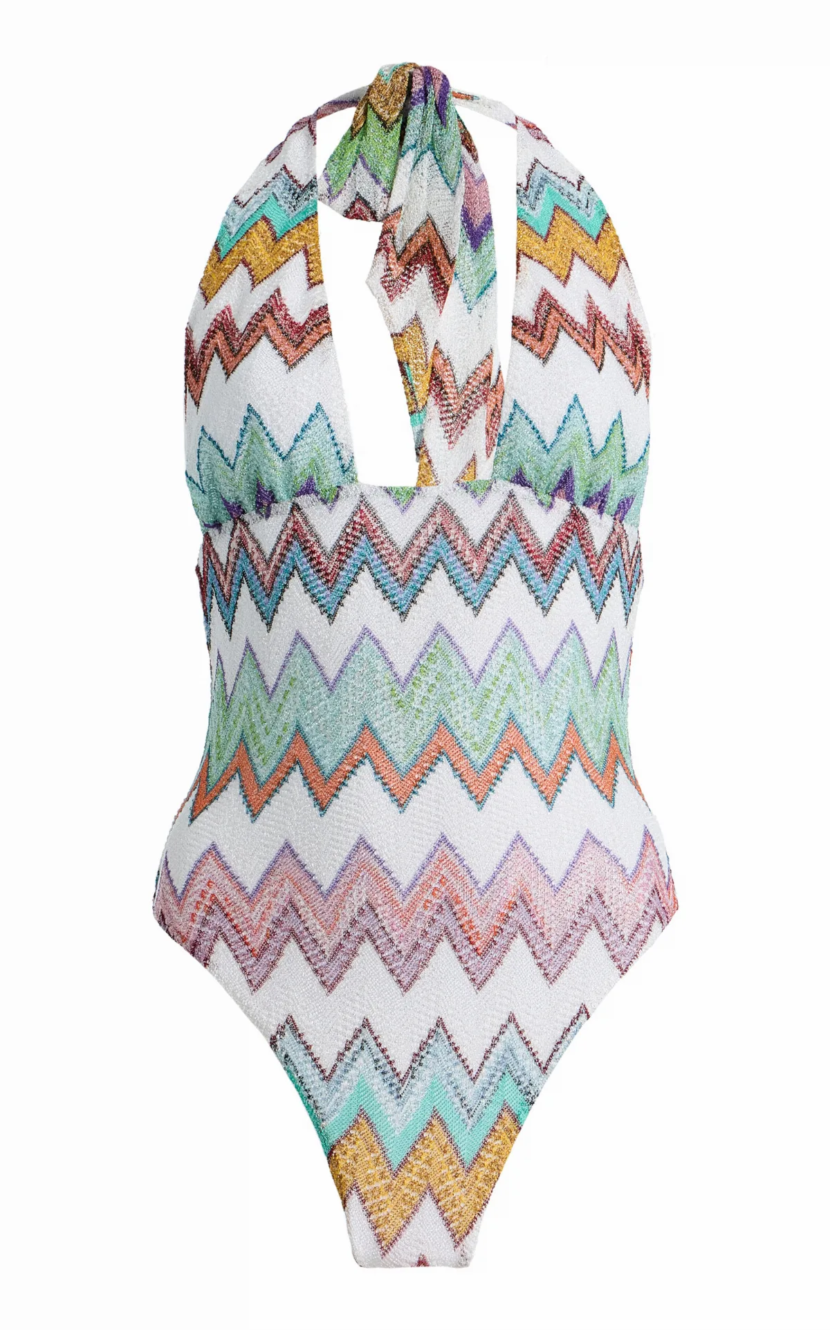 Knit One-Piece Swimsuit